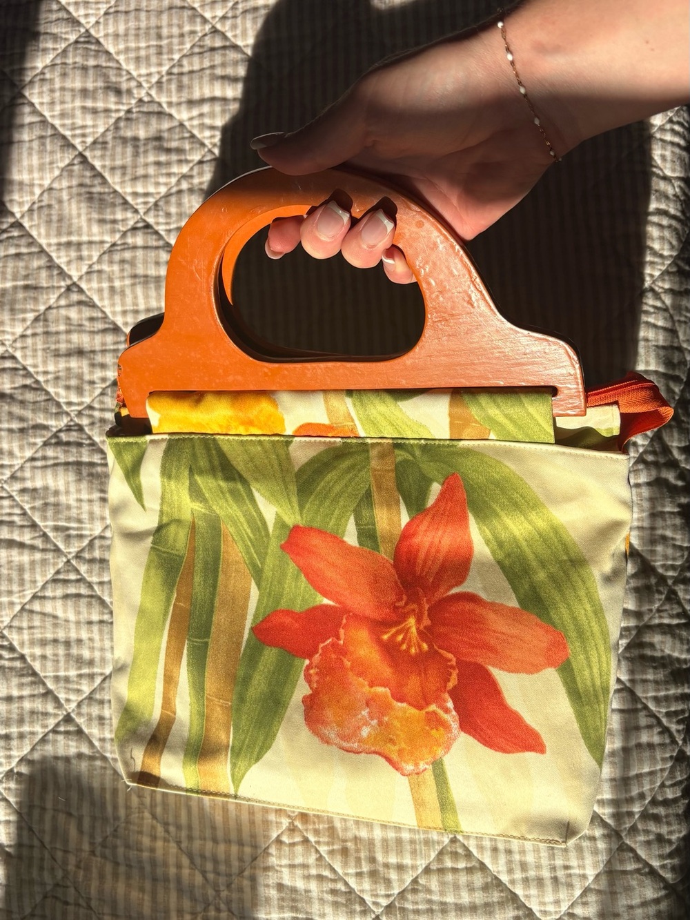 Orchid Vacation hand bag